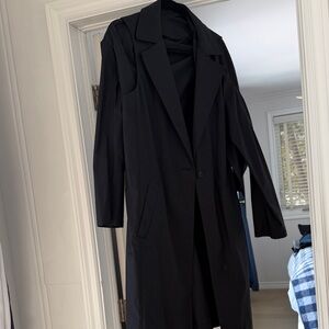 Kit and Ace Classic Black Trench Coat